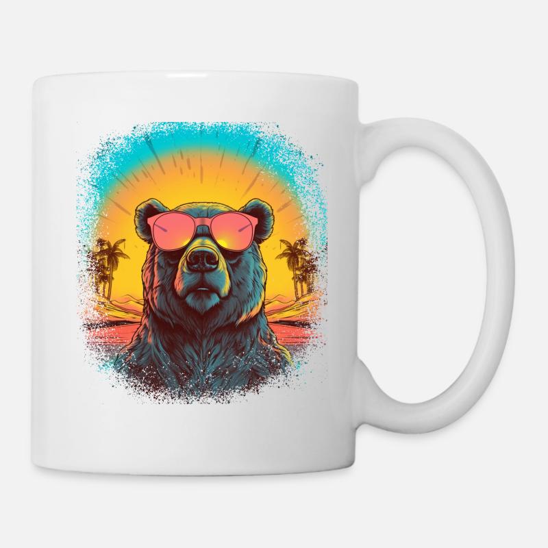 birthday present present idea gift growler panda - Mug - white
