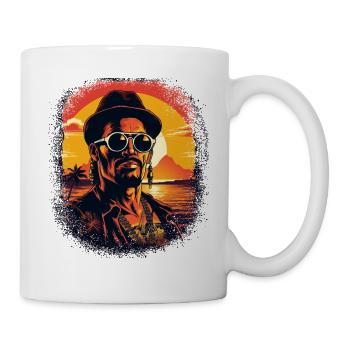 joke pirate birthday quote present idea cook - Tasse - Weiß - Rechts