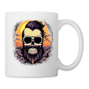 Bearded Beard Badly Worn Joke Bearded Dragon Bear - Mug - white - Right