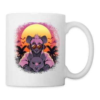 jokes funny quote coati cool animal ice bear - Tasse - Weiß - Rechts