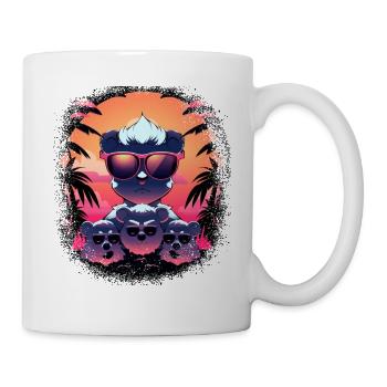 polar bear panda bear quote geek gift idea - Tasse - Weiß - Rechts