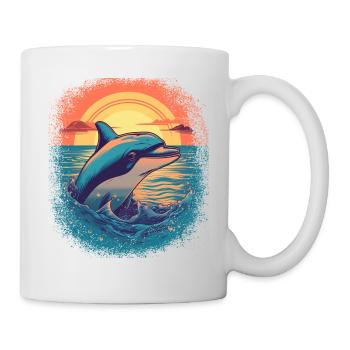 Impressionnant Mammifères marins Eau Geek Pêcheur Enfant - Mug blanc - blanc - Droite
