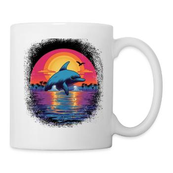 present bass fishing tshirts art present idea - Tasse - Weiß - Rechts