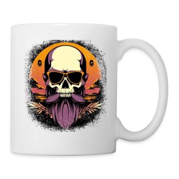 Ne pas se raser barbe drôle respecter la barbe - Mug blanc - blanc - Droite