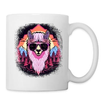 America Funny Quote Peru Llama Gift Present Idea - Mug - white - Right