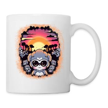 birthday present idea awesome animal welfare - Tasse - Weiß - Rechts