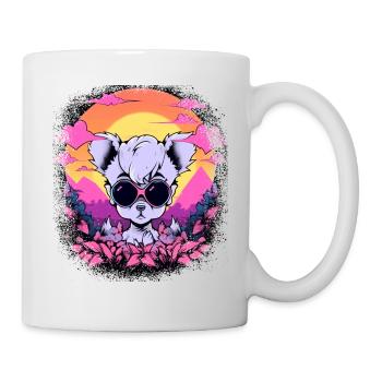 dictons zoo animal jeu de mots cadeau idée présent idée geek - Mug blanc - blanc - Droite