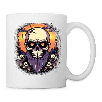full beard cuddle better social distancing bearded - Tasse - Weiß - Rechts