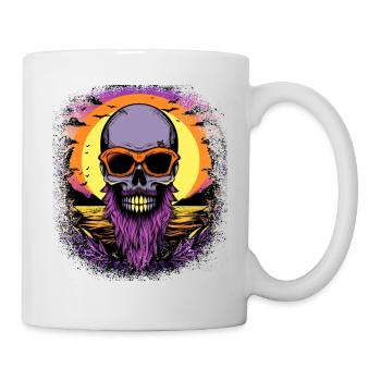 Bière géniale barbes café humour longueur de la barbe - Mug blanc - blanc - Droite