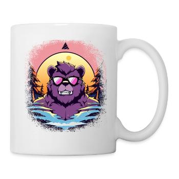 Panda Grumbler Funny Dictons Idée cadeau Drôle Koala - Mug blanc - blanc - Droite