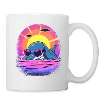 joke child lake present idea waves jokes - Tasse - Weiß - Rechts
