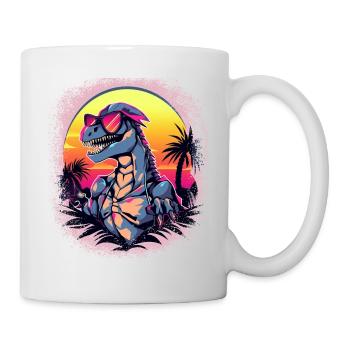 Old Fun 2004 Birthday Sayings Geek Joke Bday Trex - Mug - white - Right