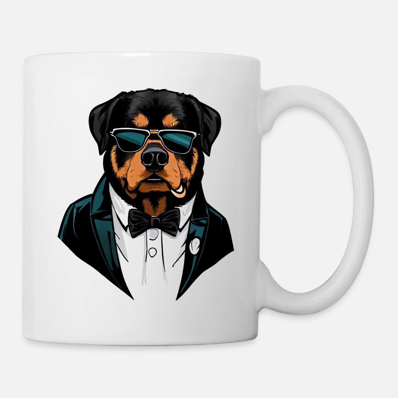 Rottweiler - Tasse - Weiß