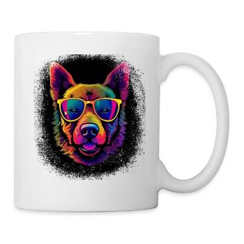 beagle owner doggie birthday present bday - Mug - white - Right