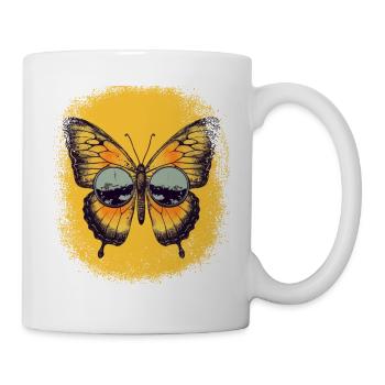idée cadeau tendance heureux drôle dictons anniversaire - Mug blanc - blanc - Droite