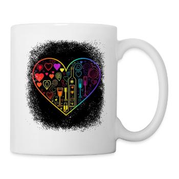 Geek Boys Jokes Funny Gender LGBTQ LGBTQI and - Mug - white - Right