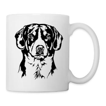 Entlebucher Mountain Dog Portrait Chiens Wilsigns - Mug blanc - blanc - Droite