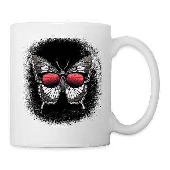Happy Trending Awesome Butterflies - Mug blanc - blanc - Droite