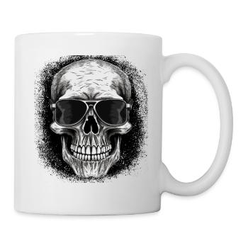 birthday present idea funny sayings gift death - Tasse - Weiß - Rechts