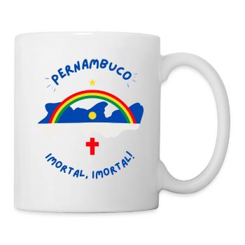 {Camisa Bacana} Pernambuco Imortel - Mug blanc - blanc - Droite