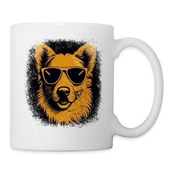 owner dog owner beagle father dog friendly - Tasse - Weiß - Rechts