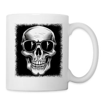spooky fun awesome jokes fuck you exoskeletal - Tasse - Weiß - Rechts