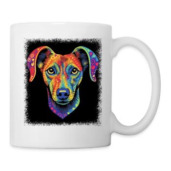 Hippie Idée cadeau Anti Guerre Famille colombe de la paix - Mug blanc - blanc - Droite