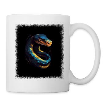 graphics funny quote quote snake quote shirts - Tasse - Weiß - Rechts