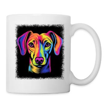 Funky anniversaire cadeau idée verte anti guerre - Mug blanc - blanc - Droite