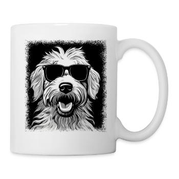 Chihuahua Dog Breed 4th of July Beagle Shirt - Mug blanc - blanc - Droite