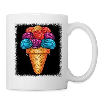 blagues funky drôles dictons vert amour anti guerre - Mug blanc - blanc - Droite