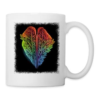 peace for paris hippie festival gift peace symbol - Tasse - Weiß - Rechts