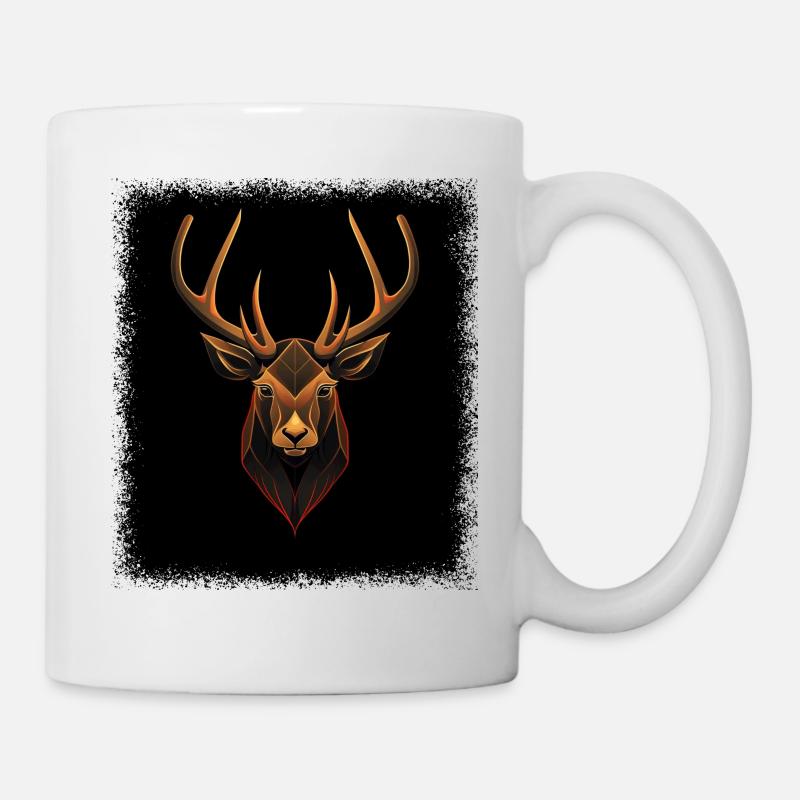 adorable renne hiver drôle citation idée cadeau - Mug blanc - blanc