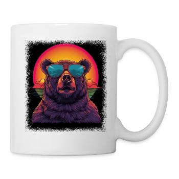 quote geek polar bear panda humor birthday present - Tasse - Weiß - Rechts