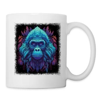 Signe de paix des enfants Green Hippie Festival Cool Hippie - Mug blanc - blanc - Droite
