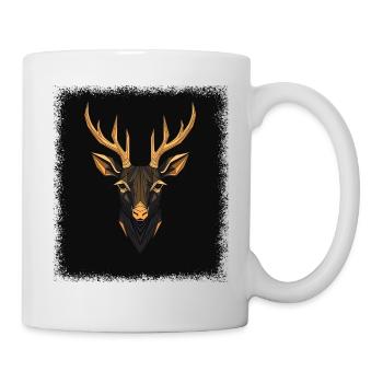 adorable citation drôle cerf cadeau de noël enfants - Mug blanc - blanc - Droite