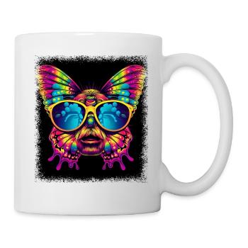 Bday Animal Earth Blue Sea Turtle Funny - Mug - white - Right