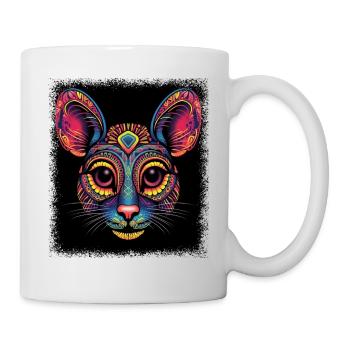 contrastcoffeemug cat animals wisdom - Mug - white - Right