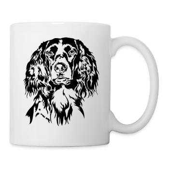 Kleiner Münsterländer Jagdhund Jagdhunde Wilsigns - Tasse - Weiß - Rechts