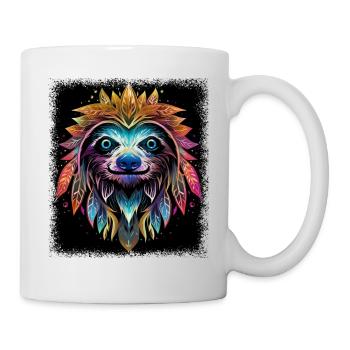 disarmament green global peace hippie pride love - Tasse - Weiß - Rechts