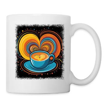 peace symbol peace for paris present idea bird - Mug - white - Right