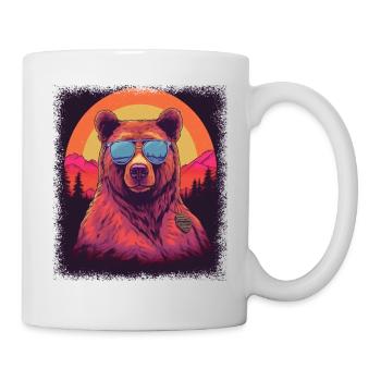 drôles dictons génial anniversaire cool coati - Mug blanc - blanc - Droite