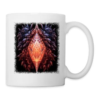 peace sign humor bday quote geek funny disarmament - Tasse - Weiß - Rechts