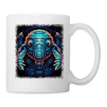 tortoises animal wave animal protection gift - Mug - white - Right