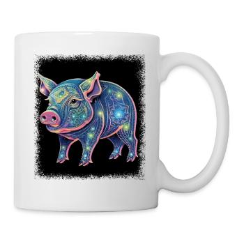 Flower Power Hippy Green Hippie Festival - Mug - white - Right