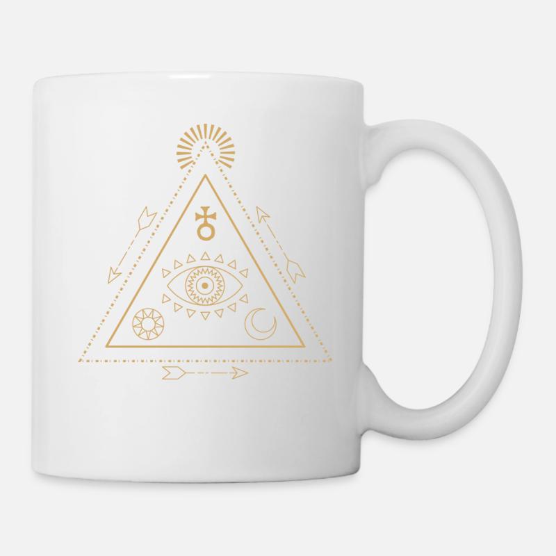 L’œil qui voit tout - Mug blanc - blanc