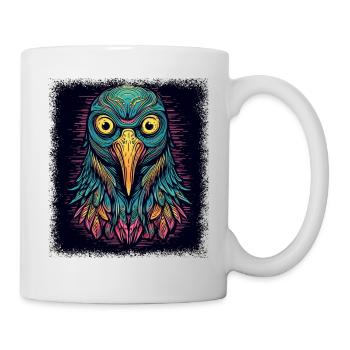 little penguin quote all designs fun emperor - Tasse - Weiß - Rechts