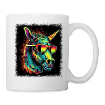 citation farting licorne blagues corn génial - Mug blanc - blanc - Droite