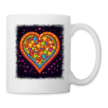 Peace for Paris Hippie Festival Gift 1960s - Mug - white - Right