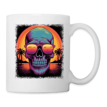 spooky happy birthday funny quote present - Tasse - Weiß - Rechts
